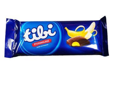 Tibi Dark Chocolate Banana Filling 100g