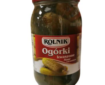 Rolnik Sour Cucumbers 900ml