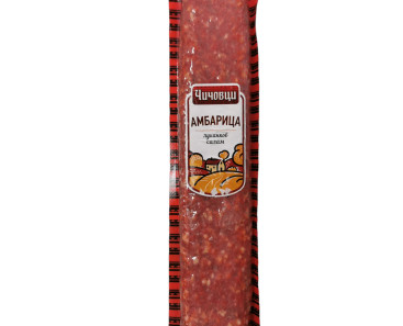 Chichovtsi Ambaritsa Flat Sausage Raw-Cured Lukanka 240g