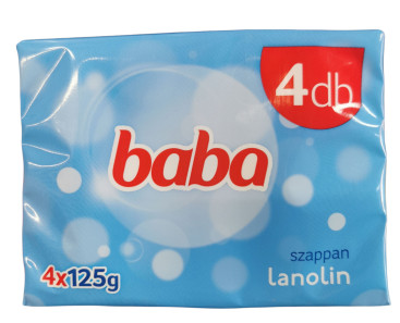 Baba Lanolin Soap 4x125g