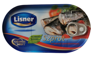 Lisner Sprats in Tomato Sauce 175g