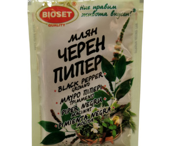 Bioset Ground Black Pepper 10g