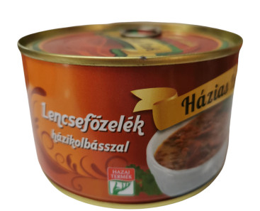 Hazias Izek Lentils Sausage Stew 400g