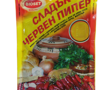 Bioset Sweet Red Pepper / Paprika 50g