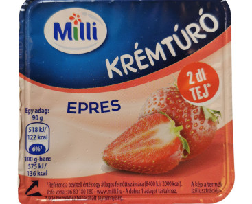 Milli Cheese Cream Strawberry 90g